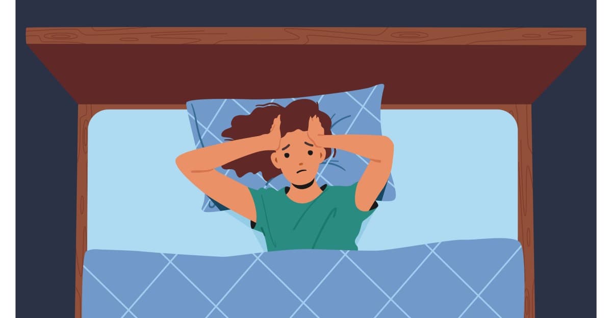 Why do I feel hungover the day after crying or feeling stressed?