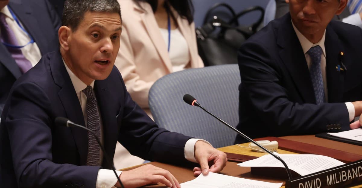 David Miliband on Ukraine, Gaza, Sudan and our ‘flammable world’