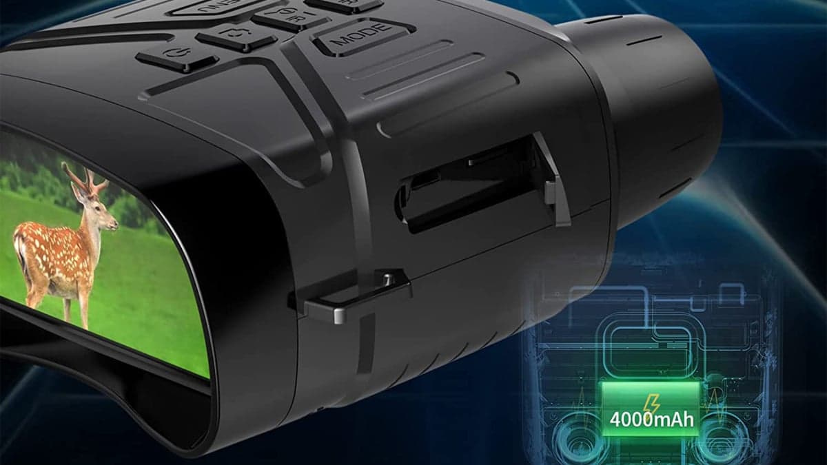 Get mini night vision binoculars on sale for $90