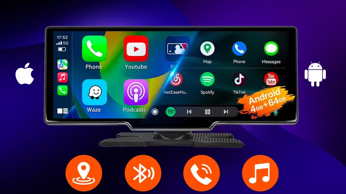 Upgrade your car with a touchscreen display for 50% off