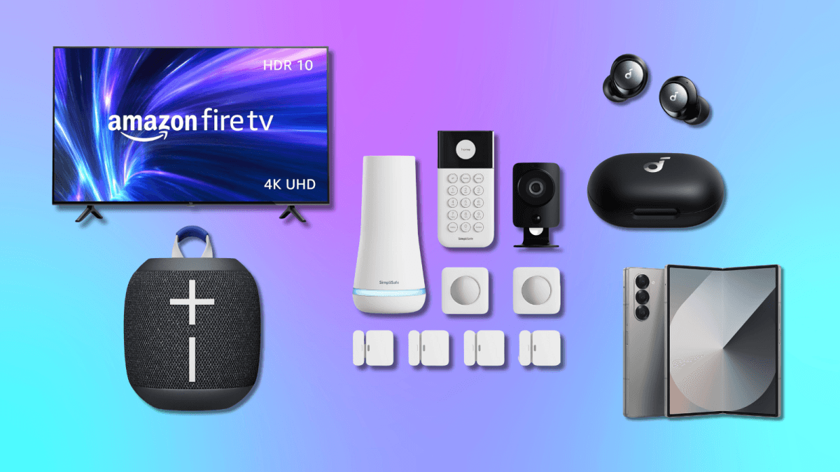 Best Amazon deals of the day: Galaxy Z Fold 6, SimpliSafe security system, UE Wonderboom 4, 50-inch Fire TV, and Soundcore Space A40 earbuds