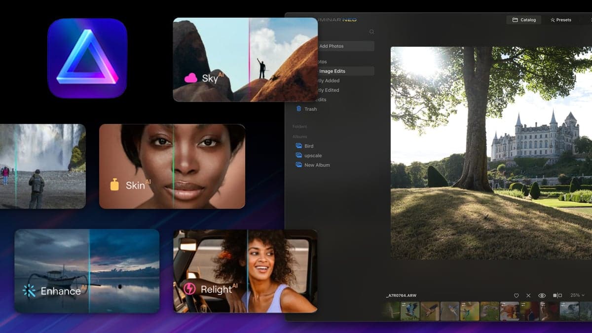 Get the Luminar Neo photo-editing bundle for life on sale for $150