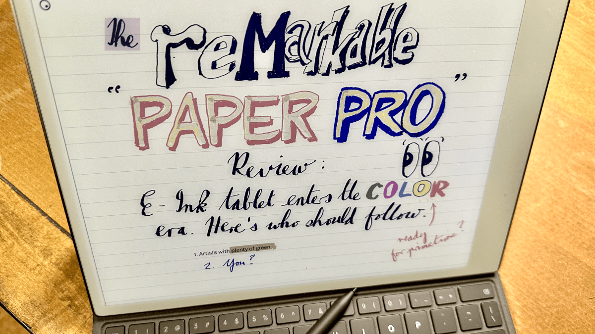 ReMarkable Paper Pro review: meet the e-ink color tablet